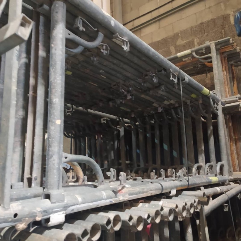 Marco para andamios – Estructura vertical modular y tubular