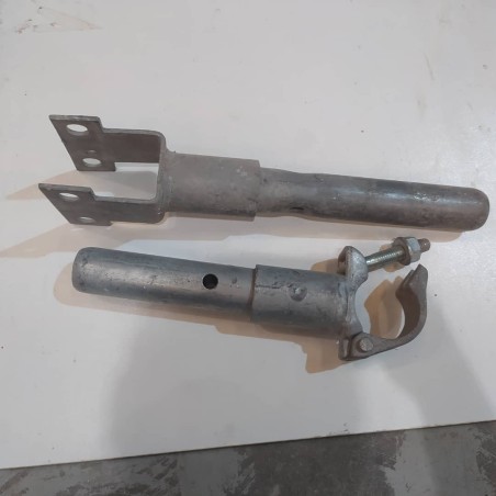 Tubo con abrazadera – Uniones seguras para andamios tubulares